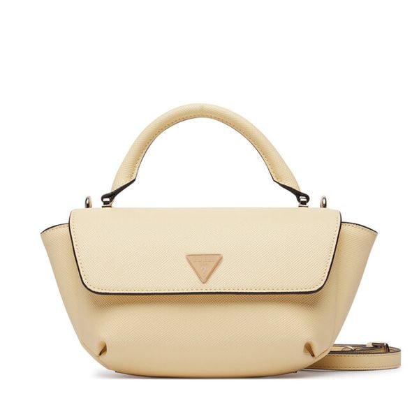 Torebka Guess. Żółte kuferki damskie Guess, bez dodatków. Za 489.99 zł.