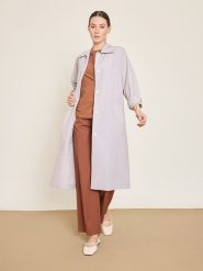 BGN Płaszcz przejściowy w kolorze szarym rozmiar: 38. Szare płaszcze damskie BGN, bez wzorów, z tkaniny, bez kaptura. Za 165.99 zł.