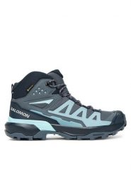 Salomon Trekkingi X Ultra 360 Mid Gore-Tex L47745100 Zielony. Szare obuwie trekkingowe damskie Salomon, z gore-texu, bez zapięcia. Za 589.99 zł.
