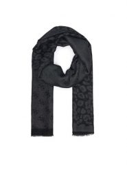 Guess Szal AW5531 VIS03 Czarny. Czarne szaliki damskie Guess, z aplikacjami, z wiskozy. Za 234.99 zł.
