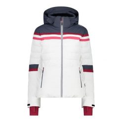 Damska kurtka narciarska CMP 3M™ Thinsulate™. Białe kurtki sportowe damskie CMP, na zimę, m, bez wzorów, bez kaptura. W wyprzedaży za 916.25 zł.