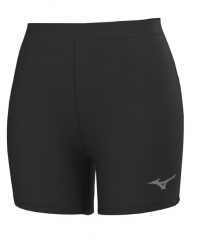 Szorty damskie Mizuno MZNRB. Czarne spodenki sportowe damskie Mizuno, s, bez wzorów, z materiału, do biegania. Za 221.00 zł.