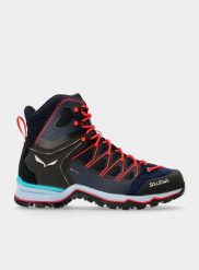 Buty damskie Salewa Mountain Trainer Lite Mid GTX. Niebieskie obuwie trekkingowe damskie Salewa, z gore-texu, bez zapięcia. Za 949.99 zł.