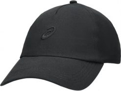 Czapka z daszkiem Asics Essential Running. Czarne czapki z daszkiem damskie Asics, bez wzorów, z materiału. Za 99.00 zł.