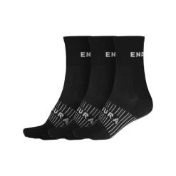 Skarpety Endura Coolmax® Race (potrójne opakowanie) Czarne. Czarne skarpetki damskie ENDURA, bez wzorów. Za 83.99 zł.