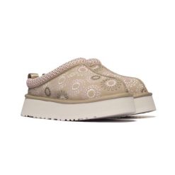 Damskie kapcie Ugg W TAZZ SUN STITCH 1178193-MDSD. Brązowe kapcie damskie Ugg, z gumy. Za 519.00 zł.