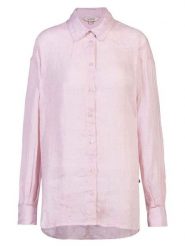 Herrlicher Lniana koszula w kolorze jasnoróżowym rozmiar: XL. Różowe koszule damskie Herrlicher, xl, bez wzorów, ze lnu, bez kołnierzyka, bez ramiączek. Za 208.99 zł.