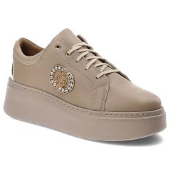 Beżowe Sneakersy Lamanti Damskie Stylowe Obuwie. Brązowe obuwie sportowe damskie LAMANTI, na wiosnę, z jeansu, bez zapięcia. Za 429.00 zł.