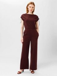 Les Lunes Kombinezon "Amarilla" w kolorze brązowym rozmiar: S. Brązowe kombinezony damskie Les Lunes, s, bez wzorów, bez kołnierzyka, bez ramiączek. Za 260.99 zł.