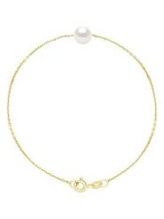Pearl Addict Złota bransoletka z perłą rozmiar: onesize. Żółte bransoletki damskie Pearl Addict, złote. Za 208.99 zł.