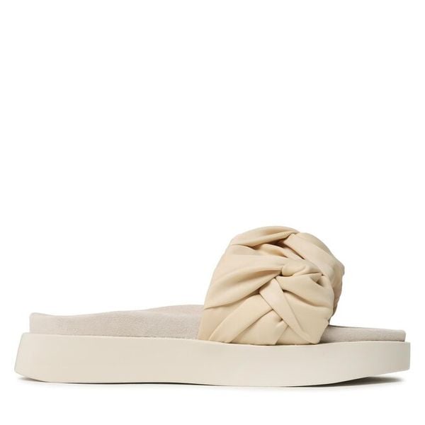 Klapki Inuikii. Brązowe klapki damskie Inuikii, bez wzorów, bez obcasa, bez zapięcia. Za 979.99 zł.