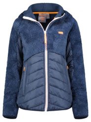 Geographical Norway Kurtka polarowa "Trema" w kolorze granatowym rozmiar: M. Niebieskie kurtki damskie Geographical Norway, m, bez wzorów, z polaru, bez kaptura. Za 227.31 zł.