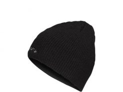 Czapka Craft Chill Hat. Czarne czapki damskie Craft, na zimę, bez wzorów, z materiału. Za 66.46 zł.