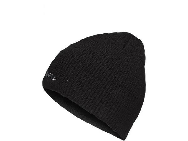 Czapka Craft Chill Hat. Czarne czapki damskie Craft, na zimę, bez wzorów, z materiału. Za 66.46 zł.