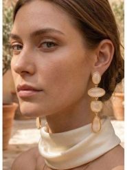 Atelier MIU Pozłacane kolczyki rozmiar: onesize. Brązowe kolczyki damskie atelier MIU, pozłacane. Za 39.99 zł.