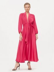 Dixie Sukienka koktajlowa AIFIULTA Różowy Regular Fit. Czerwone sukienki damskie Dixie, bez wzorów, z wiskozy, wizytowe, bez ramiączek. Za 499.99 zł.