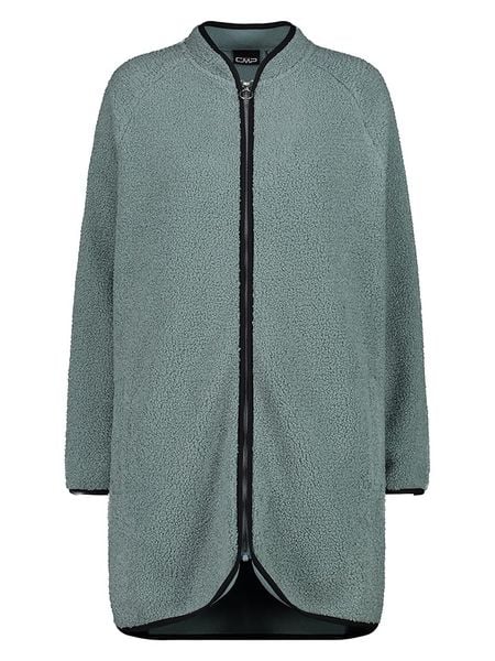 CMP Płaszcz polarowy w kolorze błękitnym rozmiar: 42. Niebieskie płaszcze damskie CMP, s, bez wzorów, z materiału, bez kaptura. Za 213.95 zł.