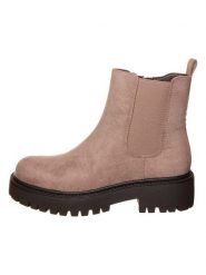 C'M Botki w kolorze beżowym rozmiar: 38. Brązowe botki damskie C'M, bez obcasa, bez zapięcia. Za 159.95 zł.
