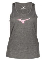 Mizuno Top sportowy "Impulse Core RB" w kolorze szarym rozmiar: L. Szare koszulki sportowe damskie Mizuno, l, bez wzorów, bez ramiączek, outdoorowe. Za 35.18 zł.
