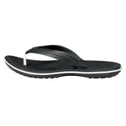 Japonki Crocs Crocband Flip, Dla obu płci. Czarne klapki damskie Crocs, bez wzorów, z materiału, bez obcasa, bez zapięcia. Za 213.00 zł.