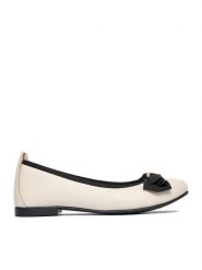 MEXX Baleriny CEO-MX/036C-RST Biały. Białe balerinki damskie Mexx, bez wzorów, ze skóry. Za 249.99 zł.