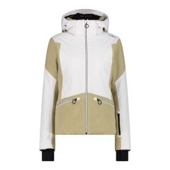 Kurtka damska narciarska CMP 34W4426. Białe kurtki damskie CMP, na zimę, l, bez wzorów, bez kaptura. W wyprzedaży za 1,167.00 zł.