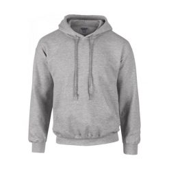 Sweatshirt Bluza z kapturem Gildan Dryblend ®. Szare bluzy damskie GILDAN, s, bez wzorów, z bawełny, z kapturem. Za 119.95 zł.