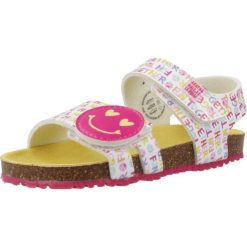 Sandały AGATHA RUIZ DE LA PRADA 242937A Biały. Białe sandały damskie Agatha Ruiz de la Prada, bez wzorów, z materiału, bez obcasa, bez zapięcia. Za 124.99 zł.