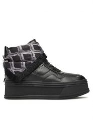 Liu Jo Sneakersy Selma 02 BF3131 PX215 Czarny. Czarne obuwie sportowe damskie Liu Jo, ze skóry, bez zapięcia. W wyprzedaży za 509.99 zł.