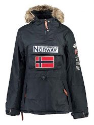 Geographical Norway Parka "Boomera" w kolorze granatowym rozmiar: XL. Niebieskie parki damskie Geographical Norway, xl, z futra, bez kaptura. Za 232.78 zł.