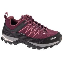 Buty Cmp Rigel Low Wp 3Q13246-H910 czarne. Czarne obuwie trekkingowe damskie z syntetyku, bez zapięcia. Za 579.48 zł.