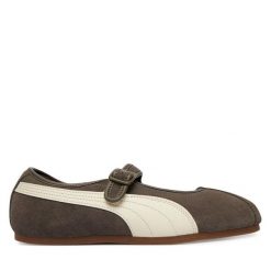 Baleriny Puma. Brązowe balerinki damskie Puma, bez wzorów. Za 329.99 zł.