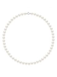 Mitzuko Naszyjnik perłowy w kolorze białym - dł. 50 cm rozmiar: onesize. Białe naszyjniki damskie Mitzuko, z perłą, srebrne. Za 1,565.99 zł.