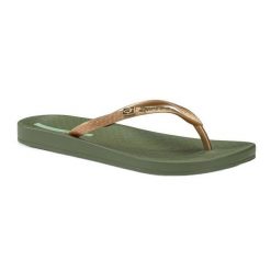 Japonki damskie Ipanema Anatomic Brasilidade. Brązowe klapki damskie Ipanema, bez wzorów, bez obcasa, bez zapięcia. Za 79.99 zł.