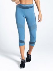 Dare 2b Legginsy sportowe "Born to Shine" w kolorze niebieskim rozmiar: 38. Niebieskie legginsy damskie Dare 2b, bez wzorów, z materiału, outdoorowe. Za 108.95 zł.