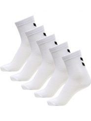 Skarpetki Hummel HmlMake My Day Sock (x5). Białe skarpetki damskie Hummel, bez wzorów, z bawełny. Za 127.50 zł.