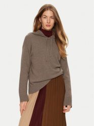 Weekend Max Mara Sweter Jerez 2425366142 Brązowy Relaxed Fit. Brązowe swetry klasyczne damskie Weekend Max Mara, xs, z wełny, bez kołnierzyka. Za 1,119.00 zł.
