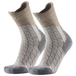 Skarpety trekkingowe dla kobieta Therm-ic Trekking Warm Lady wysokosc kostki. Brązowe skarpetki damskie THERM-IC, bez wzorów, z elastanu. Za 126.00 zł.