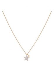 U.S. Polo Assn. Pozłacany naszyjnik z zawieszkami - dł. 40 cm rozmiar: onesize. Żółte naszyjniki damskie U.S. Polo Assn., z kryształem, metalowe. Za 118.01 zł.
