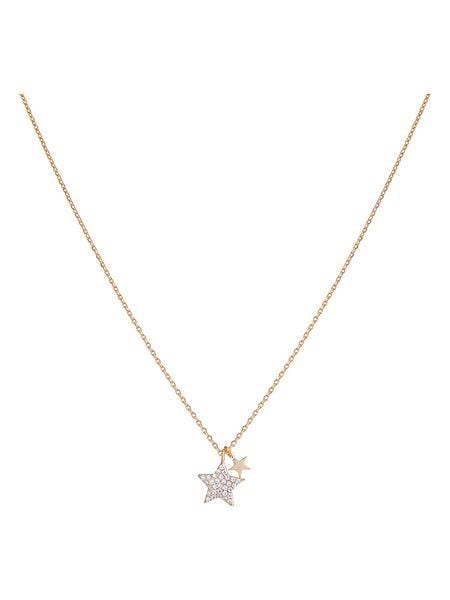 U.S. Polo Assn. Pozłacany naszyjnik z zawieszkami - dł. 40 cm rozmiar: onesize. Żółte naszyjniki damskie U.S. Polo Assn., z kryształem, metalowe. Za 114.44 zł.