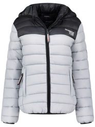 Geographical Norway Kurtka pikowana "Atikoclerc" w kolorze szarym rozmiar: XL. Szare kurtki damskie Geographical Norway, xl, bez wzorów, bez kaptura. Za 192.33 zł.