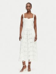 Bardot Sukienka koktajlowa Adaline 58655DB4 Biały Regular Fit. Białe sukienki damskie Bardot, bez wzorów, z syntetyku, wizytowe, bez ramiączek. Za 1,129.00 zł.