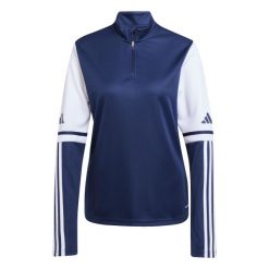 Damski top treningowy adidas Squadra 25. Białe swetry klasyczne damskie Adidas, na zimę, z tkaniny, bez kołnierzyka. Za 131.99 zł.