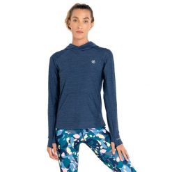 Damska Bluza Z Kapturem Sprint Cty. Niebieskie bluzy damskie Dare 2b, s, bez wzorów, z bawełny, z kapturem. Za 79.99 zł.