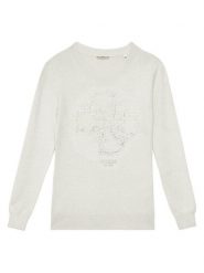 Guess Sweter J5YR01 Z3FP0 Szary Regular Fit. Szare swetry dziewczęce Guess, z aplikacjami, z wiskozy, bez kołnierzyka, bez ramiączek. Za 164.00 zł.
