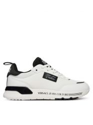 Versace Jeans Couture Sneakersy 80VA3SA3 ZSD97 Biały. Białe obuwie sportowe damskie Versace Jeans Couture, z jeansu, bez zapięcia. Za 829.99 zł.