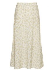 MOSS COPENHAGEN Spódnica "Marva Ladonna" w kolorze żółto-beżowym rozmiar: XL. Brązowe spódnice damskie Moss Copenhagen, na co dzień, s, bez wzorów, z wiskozy, klasyczne, midi. Za 144.92 zł.