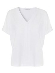 TATUUM Bluzka "Zelija" w kolorze białym rozmiar: L. Białe bluzki damskie TATUUM, l, bez wzorów, bez kołnierzyka, bez ramiączek. Za 83.42 zł.