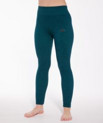 Legginsy damskie Brubeck JOGA MERINO. Czarne legginsy damskie Brubeck, l, bez wzorów, z materiału. Za 199.99 zł.