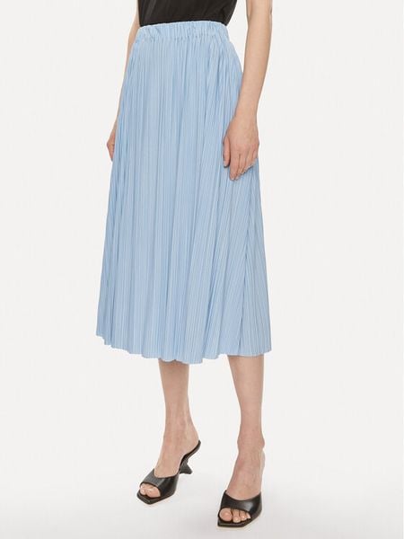 Samsøe Samsøe Spódnica plisowana Uma F18303206 Błękitny Regular Fit. Niebieskie spódnice damskie Samsøe & Samsøe, l, bez wzorów, z syntetyku. Za 249.99 zł.